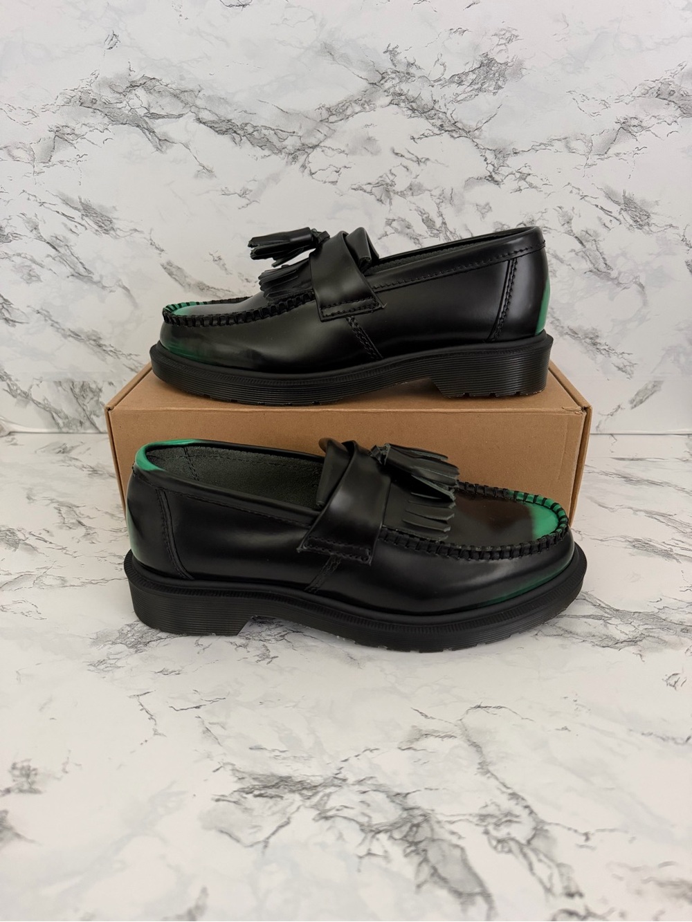 Dr. Martens Adrian Tassel Platform Loafers Shoes Preppy Leather Women’s Size 7